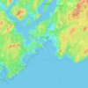 Saint John topographic map, elevation, terrain