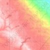 Lincoln County topographic map, elevation, terrain