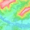 Prouilly topographic map, elevation, terrain