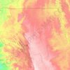 Uíge Province topographic map, elevation, terrain