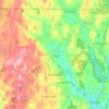 Woodstock topographic map, elevation, terrain