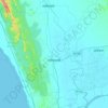 Hathazari Upazila topographic map, elevation, terrain