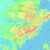 Katmai National Park topographic map, elevation, terrain