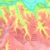 Santa Margarida da Coutada topographic map, elevation, terrain