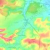 Longbridge Deverill topographic map, elevation, terrain