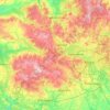 Минский район topographic map, elevation, terrain