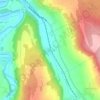 Tilleux topographic map, elevation, terrain