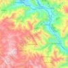 Huaro topographic map, elevation, terrain