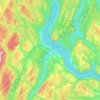 Témiscouata-sur-le-Lac topographic map, elevation, terrain