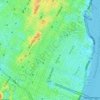 East Village topographic map, elevation, terrain