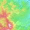 Caixas topographic map, elevation, terrain