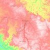 Alto Araguaia topographic map, elevation, terrain