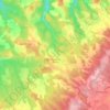 Limogne-en-Quercy topographic map, elevation, terrain