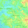Ithikkara topographic map, elevation, terrain