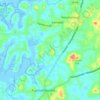 Porkulam topographic map, elevation, terrain