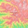 Great Himalayan National Park topographic map, elevation, terrain