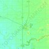 Numurkah topographic map, elevation, terrain