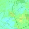 Riccall topographic map, elevation, terrain