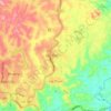 Xã Lộc Thanh topographic map, elevation, terrain