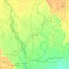Kaiserganj topographic map, elevation, terrain