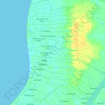 Jawai topographic map, elevation, terrain