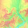 Ross County topographic map, elevation, terrain