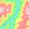 Palmas topographic map, elevation, terrain