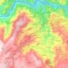 Lamego topographic map, elevation, terrain