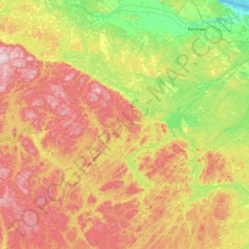 Greater Madawaska topographic map, elevation, terrain