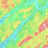 Kennebecasis River topographic map, elevation, terrain