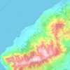 Arsuz topographic map, elevation, terrain