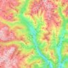 La Guingueta d'Àneu topographic map, elevation, terrain