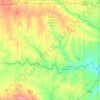 Caddo County topographic map, elevation, terrain