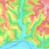 Laroque-des-Arcs topographic map, elevation, terrain