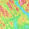 Lake Echo topographic map, elevation, terrain