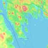 Town of Saint Andrews topographic map, elevation, terrain