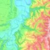 Clavesana topographic map, elevation, terrain