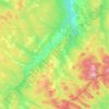 Saint-Ludger topographic map, elevation, terrain