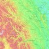 Moldau topographic map, elevation, terrain
