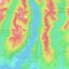 Indian Arm topographic map, elevation, terrain