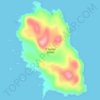 St Joseph Island topographic map, elevation, terrain