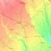 Sitapur topographic map, elevation, terrain