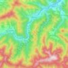 Gelnica topographic map, elevation, terrain