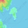 Protection Island topographic map, elevation, terrain