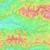 okres Liptovský Mikuláš topographic map, elevation, terrain