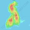 Tashirojima topographic map, elevation, terrain