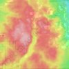 Town of Meteor topographic map, elevation, terrain
