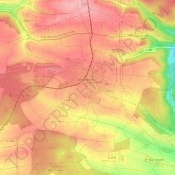 74936 topographic map, elevation, terrain