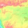 Barahona topographic map, elevation, terrain
