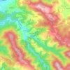 Gaztelu topographic map, elevation, terrain